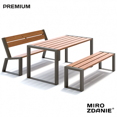 Комплект садовой мебели MIROZDANIE Cafe №2 1600 мох