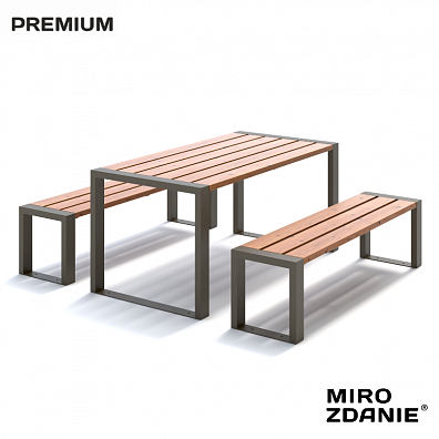 Комплект садовой мебели MIROZDANIE Cafe №1 1600 мох