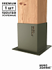 Опора коннектор для бруса 150x150 UNO - 1 шт. мох