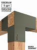 Коннектор для бруса 150x150 TRIO - 1 шт. мох