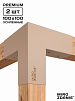 Коннекторы для бруса 100x100 TRIO - 2 шт. латте